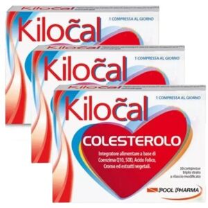 Kilocal Colesterolo Supporto Naturale per la Gestione del Colesterolo 3x30 compresse