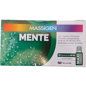 Massigen Mente 10 Flaconcini Da 25 Ml.