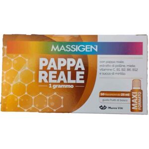 Massigen Pappa Reale 10 Flaconcini Da 25 Ml