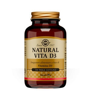 Solgar Natural Vita D3 100 Perle Softgels