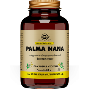 Solgar Palma Nana 100 Capsule