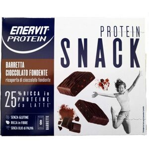 Enervit Protein Snack Cioccolato Fondente Astuccio Da 8 Barrette