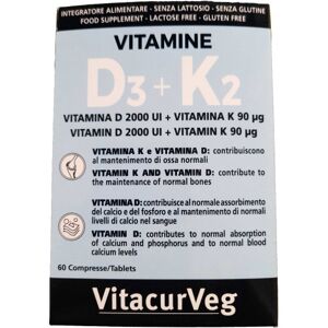 Pharmalife Vitamine D3 + K2 60 Compresse Vitacurveg