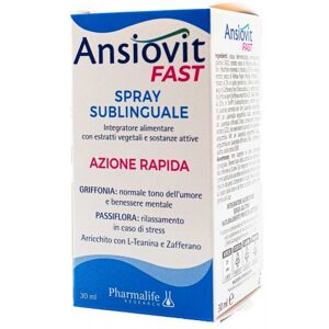 Pharmalife Ansiovit Fast Spray Sublinguale 30 Ml