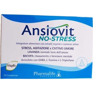 Pharmalife Ansiovit No Stress 30 Compresse