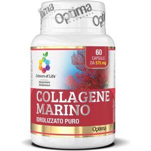 optima naturals Integratori alimentari Collagene Marino Integratore per tono ed elasticità pelle e tessuti