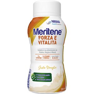 Meritene Forza e Vitalità Drink Vaniglia Bevanda Proteica con Vitamine Minerali 200 ml