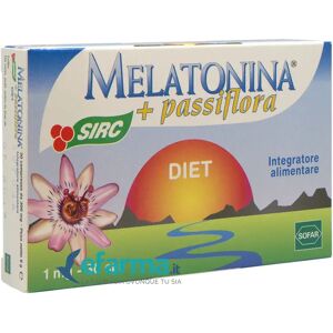 SOFAR Melatonina Diet+Passiflora Integratore Contro Insonnia 30 Compresse