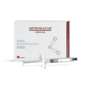 Artrosulfur MSM + HA 3 Siringhe Preriempite per le Articolazioni 2 ml