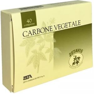 ZETA FARMACEUTICI Zetavis Carbone Vegetale Integratore 40 Compresse