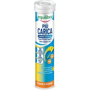 Equilibra Più Carica Integratore Vitamine e Sali Minerali 20 Compresse Effervescenti