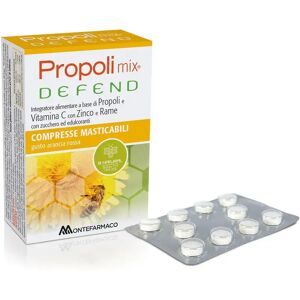 Propoli Mix Defend Integratore Sistema Immunitario 30 Compresse Masticabili