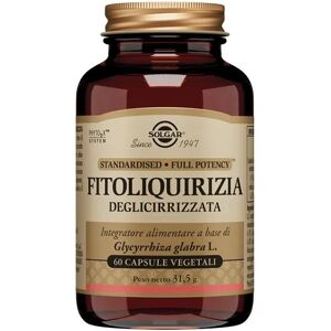 Solgar Fitoliquirizia Deglicirrizzata Integratore Digestivo 60 Capsule