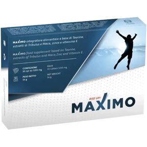 Maximo RiseUp Integratore Disfunzione Erettile ed Erezione 30 Compresse