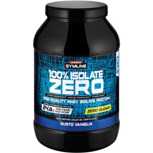 Enervit Gymline 100% Whey Protein Isolate Zero Integratore di Proteine Gusto Vaniglia Barattolo 900 gr