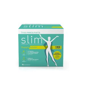 Pancia Piatta Slim Doppia Azione 180 Capsule + 60 Compresse + Crema Lipostop Adiposità 150 ml