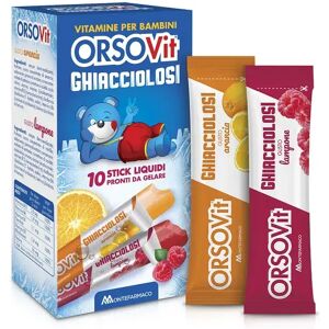 Orsovit Ghiacciolosi Vitamine per Bambini 10 Stick Liquidi