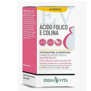 erba vita acido folico colina integratore gravidanza 60 compresse