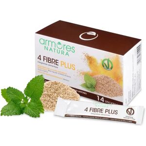 Armores Natura 4 Fibre Plus Integratore Regolarità Intestinale e Digestiva 14 Stickpack