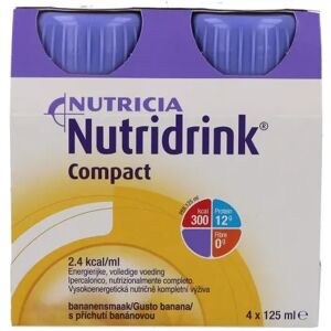 Nutridrink Compact Integratore Nutrizionale Gusto Banana 4x125 Ml