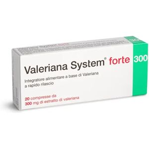 VALERIANA SYSTEM Sanifarma Forte Integratore 20 Compresse