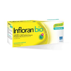 INFLORAN Bio Adulti Integratore Di Fermenti Lattici Vivi 14 Flaconcini