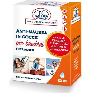 P6 NAUSEA CONTROL Gocce Anti Nausea Adulti e Bambini 30 ml