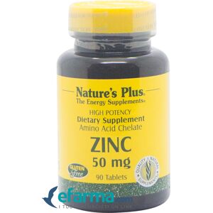 NATURE'S PLUS Zinco Chelato Integratore 90 Tavolette