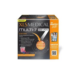 XLS Medical Multi-7 Drink Perdita e Controllo del Peso 60 Stick Liquidi da Bere
