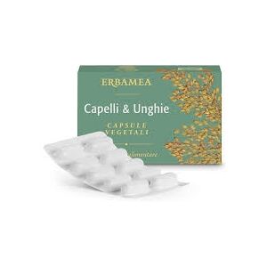 Erbamea Capelli e unghie 24 capsule vegetali