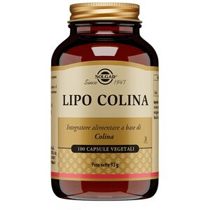 solgar lipo colina 100 capsule vegetali