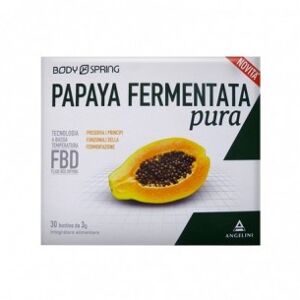 Body Spring Papaya fermentata pura 30 bustine - integratore alimentare antiossidante