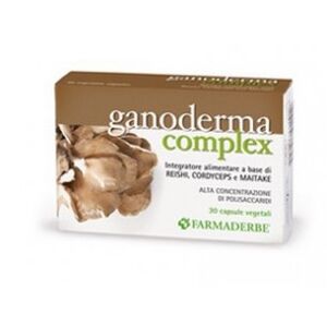 Farmaderbe Ganoderma Complex 30 capsule - integratore alimentare per le difese immunitarie