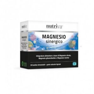 Nutriva Magnesio sinergico 30 bustine - integratore alimentare