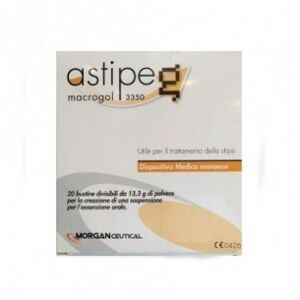 Morganceutical Astipeg macrogal 20 bustine divisibili - utile per il trattamento della stipsi