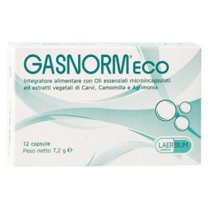 Laerbium Pharma Gasnorm Eco 12 capsule - contrastare il gonfiore addominale