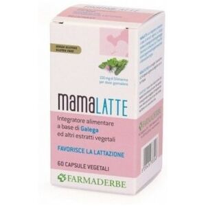 Farmaderbe Mama Latte 60 Capsule - Integratore per la lattazione