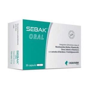 Doafarm Sebak Oral 30 capsule - Integratore per il benessere della pelle