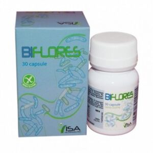 Visa Farmaceutici Biflores 30 capsule - integratore per l'equilibrio della flora batterica intesti