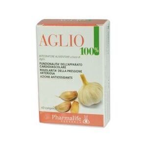 Pharmalife Aglio 100% - integratore per il benessere cardiovascolare 60 compresse