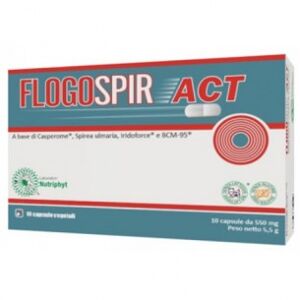 Laboratori Nutriphyt Flogospir act integratore alimentare 10 capsule