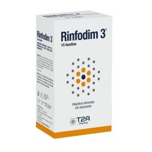 T2a Pharma Rinfodim 3 - Integratore per il sistema immunitario 15 Bustine