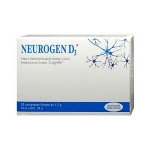 Terbiol Farmaceutici Neurogen D3 20 Compresse - Integratore di vitamine B