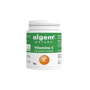 Algem Natura Vitamina C 1000 Mg - Integratore per il sistema immunitario 120 G in polvere