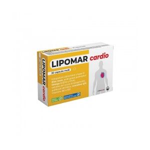 Agips Farmaceutici Lipomar Cardio 30 Capsule Molli - Integratore per il colesterolo