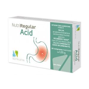 Nutrileya Nutriregular Acid 20 Compresse - Integratore per acidità di stomaco