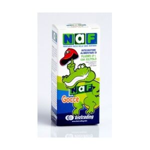 Biotrading Naf Gocce 15 Ml - Integratore Per Bambini Anticarie A Base Di Fluoro Con Xilitol