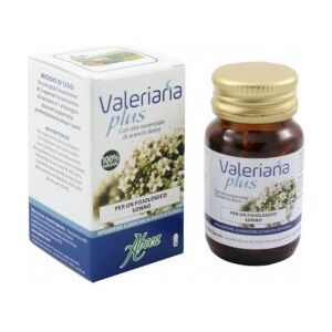 Aboca Valeriana plus integratore con olio essenziale arancio dolce 30 opercoli