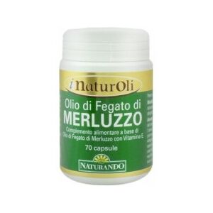 Naturando Olio di fegato merluzzo con vitamina e 70 capsule