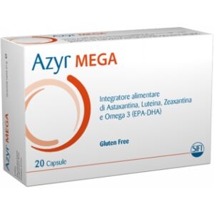 SIFI Linea Salute e Benessere degli Occhi Azyr Mega Omega 3 Integratore 20 Cps